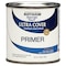 Rust-Oleum Interior/Exterior Paint, Flat, White Primer, 1/2 Pint 267268 - alternate 1